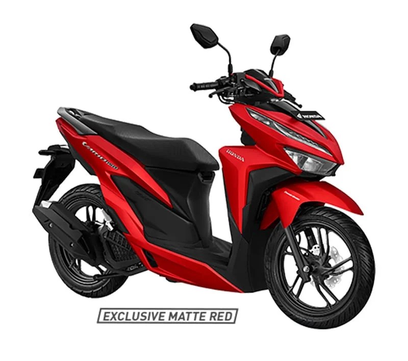 Motor Vario 150 Warna Merah Doff. 4 Pilihan Warna Vario 150 2019, Eksklusif Mewah dengan warna Doff