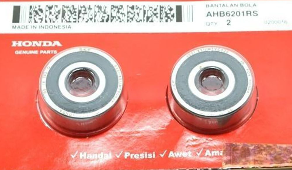 Bearing Depan Vario 110. Ukuran Bearing / Kode Laher Sepeda Motor Honda mulai Roda, Kruk As dan Stut Kopling