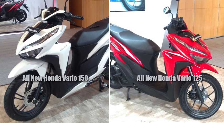 Ban Motor Tubeless Vario 125. Ini Perbedaan All New Honda Vario 150 dan All New Honda Vario 125