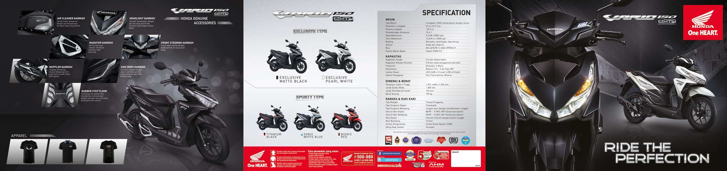 Cicilan Motor Honda Vario 150 Dp 15 Juta. Brosur Motor Honda Vario 150 eSP