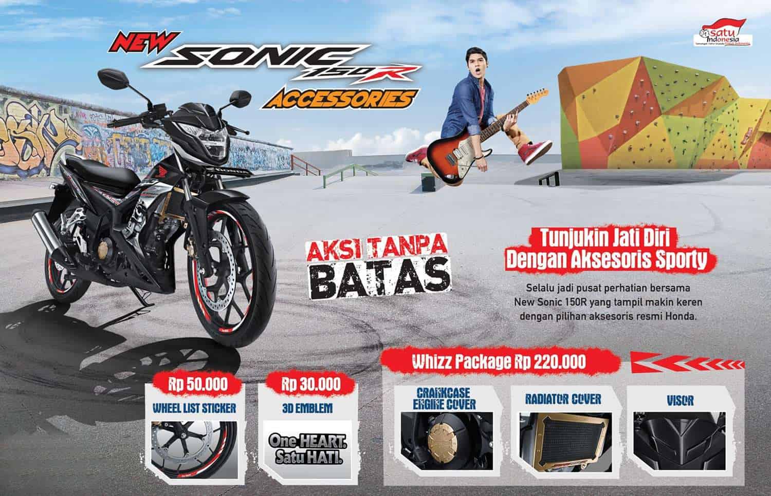 Harga Rem Depan Vario Variasi. Aksesoris Honda Sonic 150R