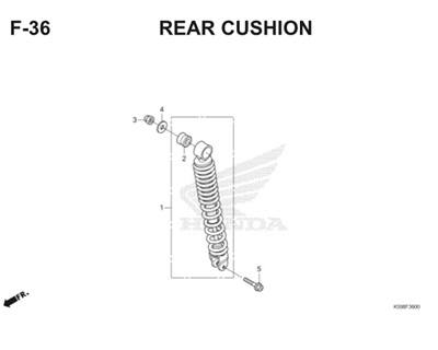 Berapa Panjang Shock Belakang Vario 125. Vario 125 & 150 eSP (52400K59A11)