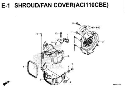 Baut Full Body Vario 110 Karbu. Katalog Suku Cadang Honda New Vario 110