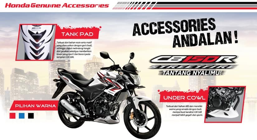 Harga Footstep Belakang Vario 125 Variasi. Aksesoris Resmi Honda CB150R StreetFire