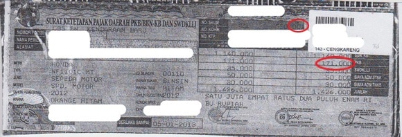 Harga Pajak Motor Vario 125 Tahun 2013. Pajak Progresif Motor