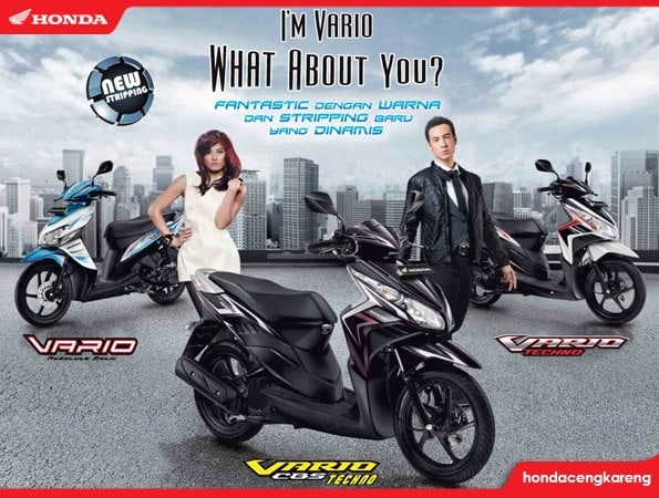 Harga Vario Cbs 2011 Baru. Honda Rilis Warna dan Striping Baru Vario Series.