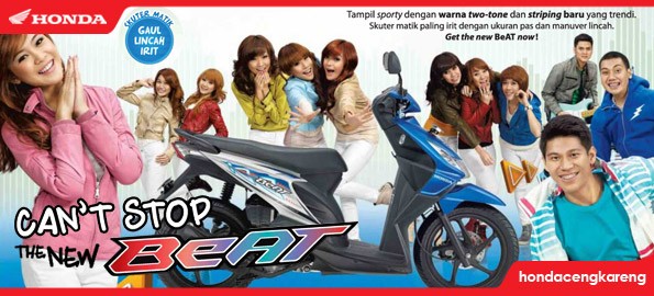 Vario Warna Putih Strip Biru. Striping Baru & Tambahan Warna Honda BeAT Awali Tahun 2012