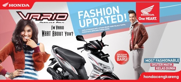 Harga Motor Vario Liquid Cooled Engine. Tampilan Baru Honda Vario CW 2013