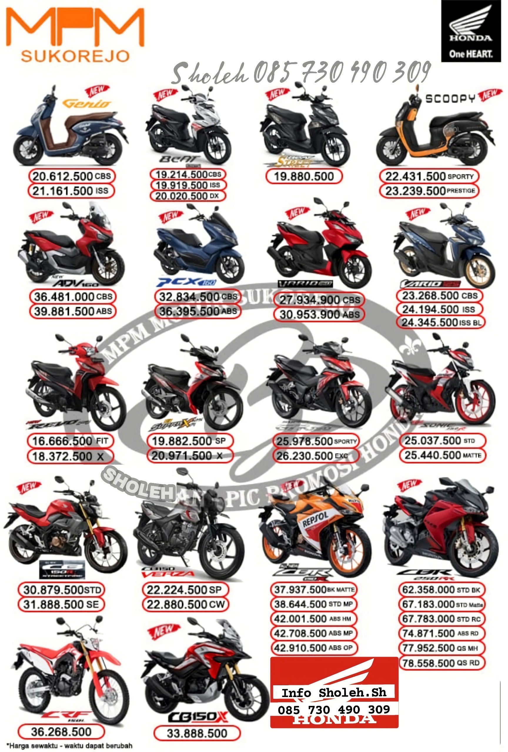 Vario 160 Abs Bk. Harga Motor Honda VARIO 160 Pasuruan