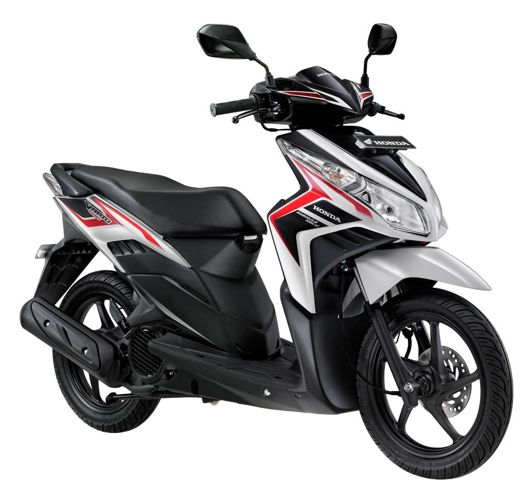 Modifikasi Vario Techno Putih. 100 Modifikasi Motor Vario Techno Putih Terlengkap