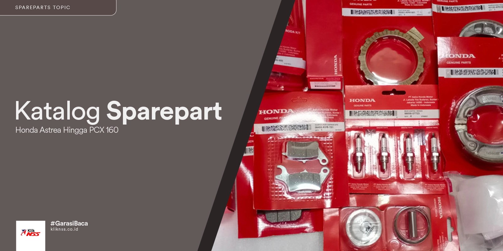 Kode Sparepart Honda Vario 110. Katalog Sparepart Honda Mulai dari Astrea Hingga PCX 160