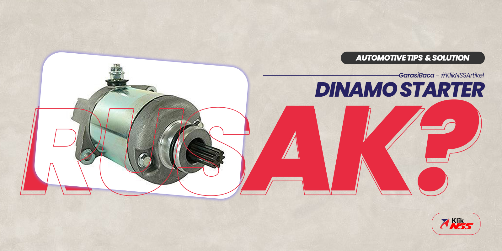 Letak Dinamo Starter Vario 125. Dinamo Starter Rusak Jadi Salah Satu Penyebab Motor Sulit Untuk di Nyalakan