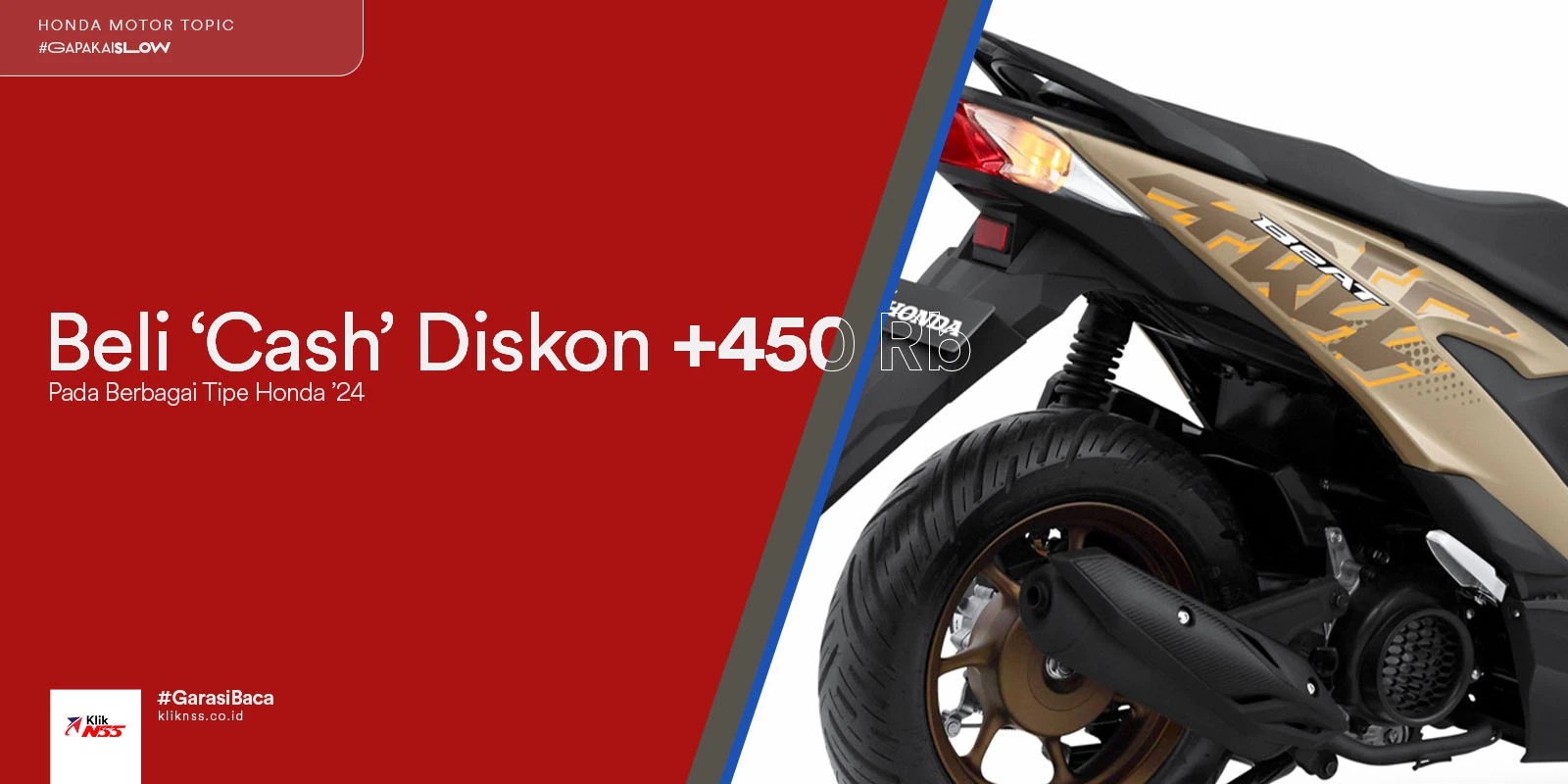 Per Pcx Buat Vario 125. Diskon 450 Ribu Pembelian Cash Motor Honda, per Juni 2024