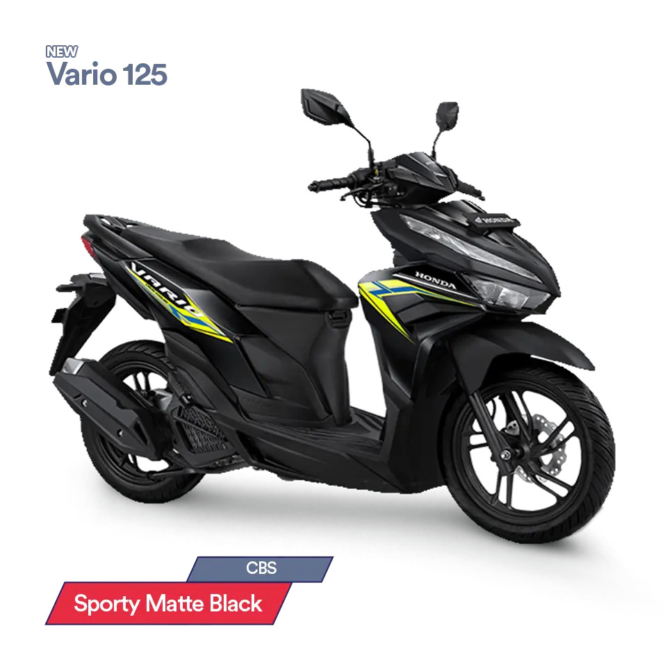 Honda Vario 125 Cbs New. Honda Vario 125 2024 Terbaru (Harga Cash dan Kredit)