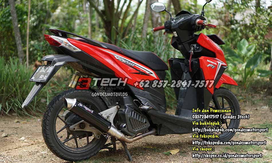 Knalpot Buat Honda Vario. Knalpot Tridente Honda Vario 125
