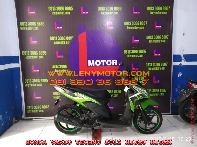 Vario Techno 2012 Hijau. PROMO Adira Paket Dp 0 Motor Bekas Honda Vario Techno 2012 Kediri, Nganjuk, Pare, Tulungagung, Blitar, Trenggalek SKU_S201903120005