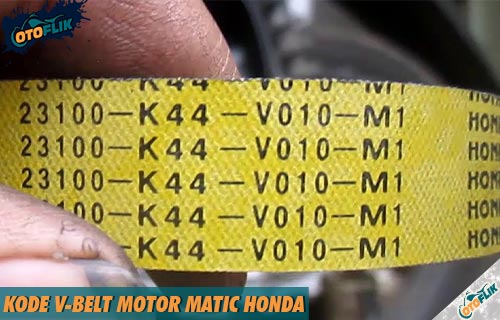 Harga Vanbelt Vario 110 Injeksi. 50 Kode V-Belt Motor Matic Honda: BeAT, Vario, Scoopy & PCX