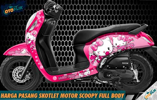 Skotlet Vario Full Body. Harga Pasang Skotlet Motor Scoopy Full Body & Lama Pengerjaan