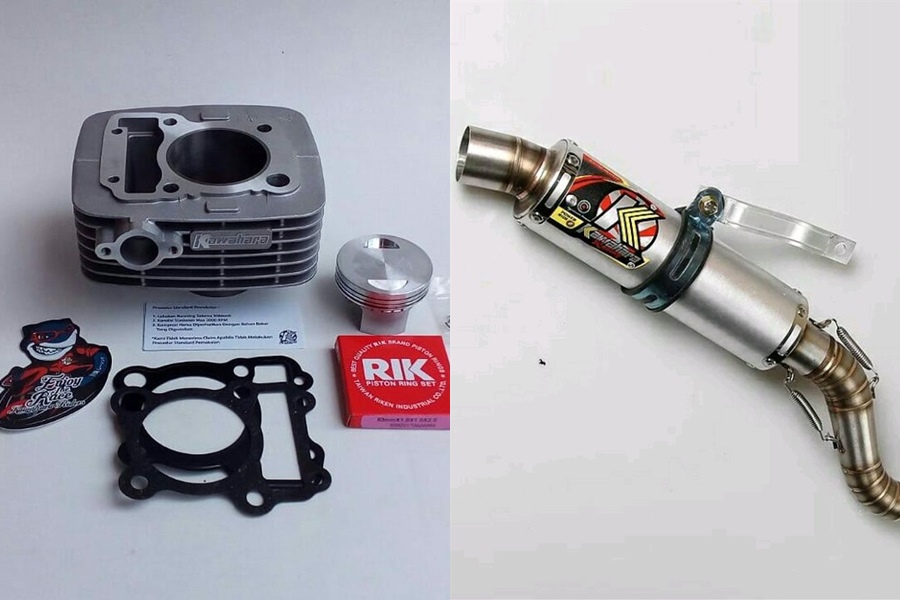 Ganti Noken As Vario 125. Mana yang lebih baik? Ganti Knalpot atau Bore Up, Dengan Budget Rp 1 Jutaan!