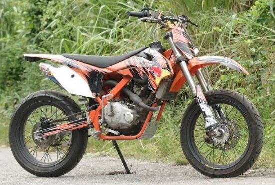 Modifikasi Motor Trail Honda Vario. √ Modifikasi Motor Trail Bebek, Sport & Matic Terbaru 2022