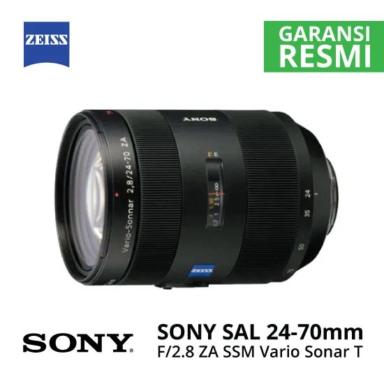 Sony Carl Zeiss Vario-sonnar T* 24-70mm F/2.8. SONY SAL 24-70mm F2.8ZA SSM Carl Zeiss Vario Sonar T*