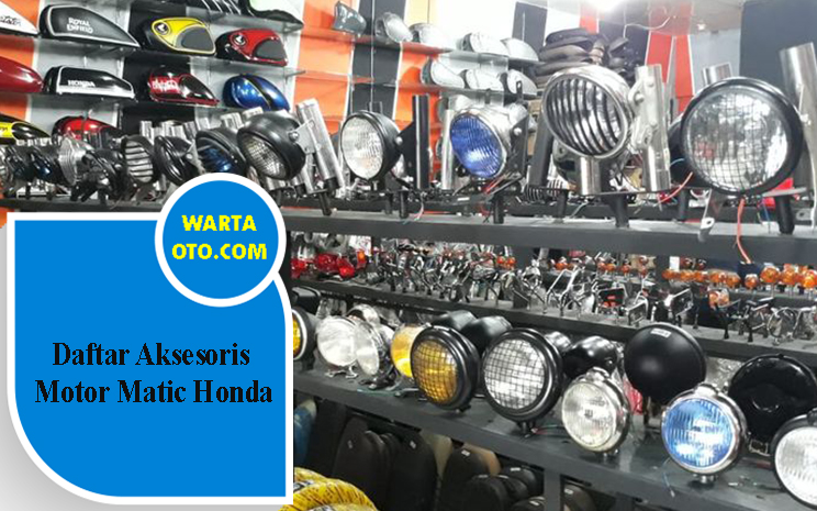 Aksesoris Motor Matic Honda Vario. Daftar Aksesoris Motor Matic Honda